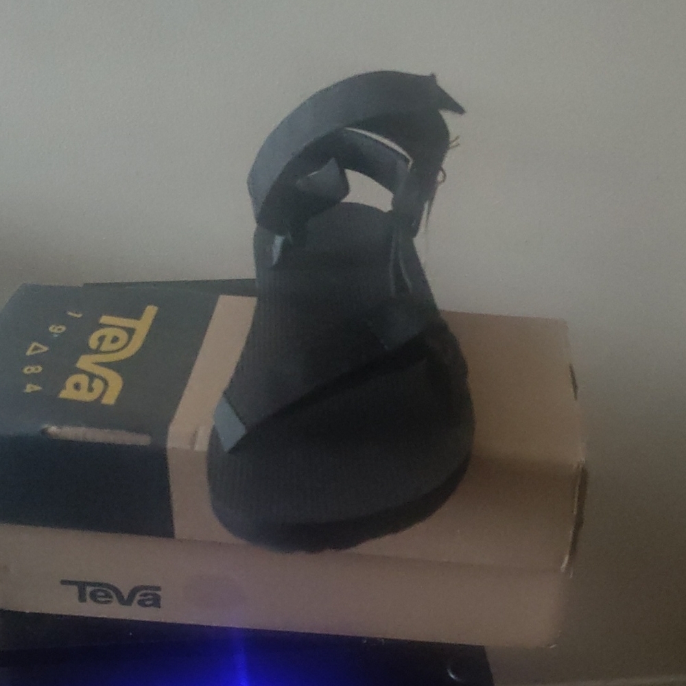 Teva Black Strappy Sandals